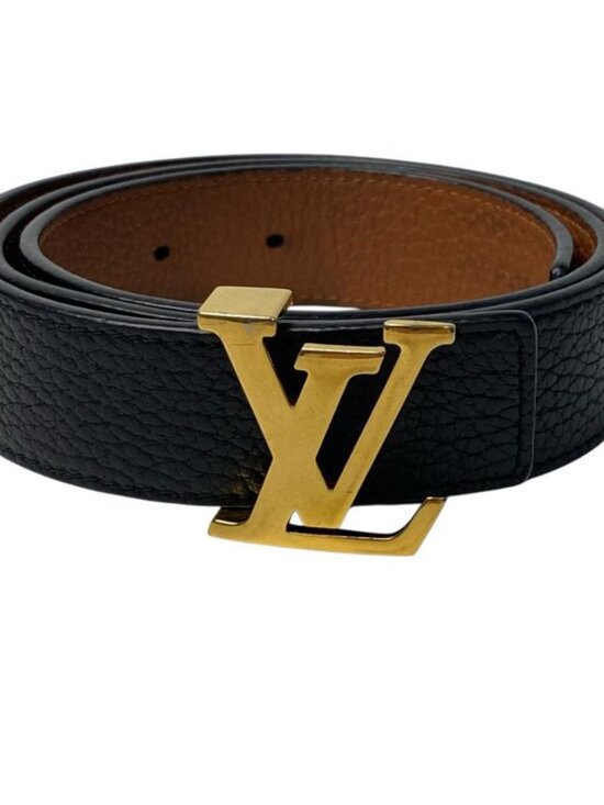 Louis Vuitton Ceinture Belt 75 Black Brown